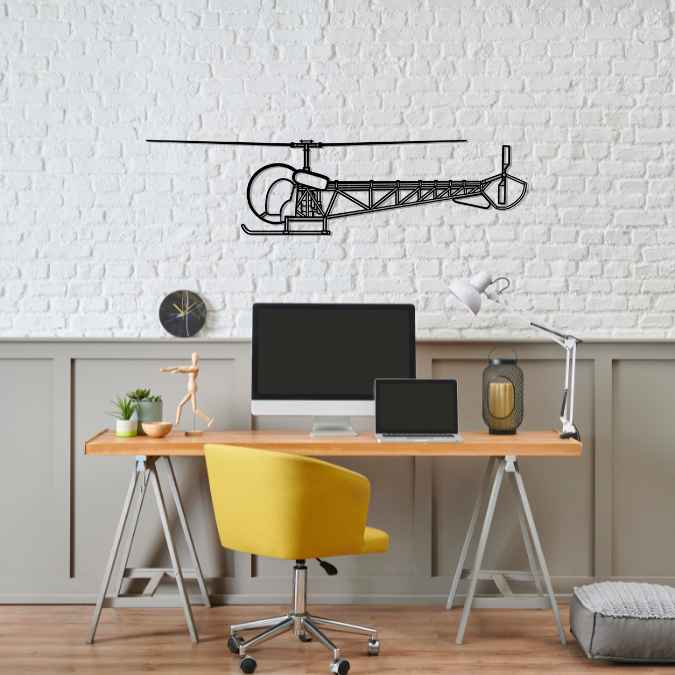 Décoration murale en métal - 47 Silhouette