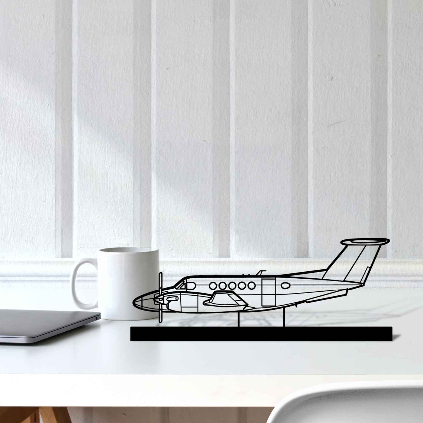 Décoration murale en métal - King Air