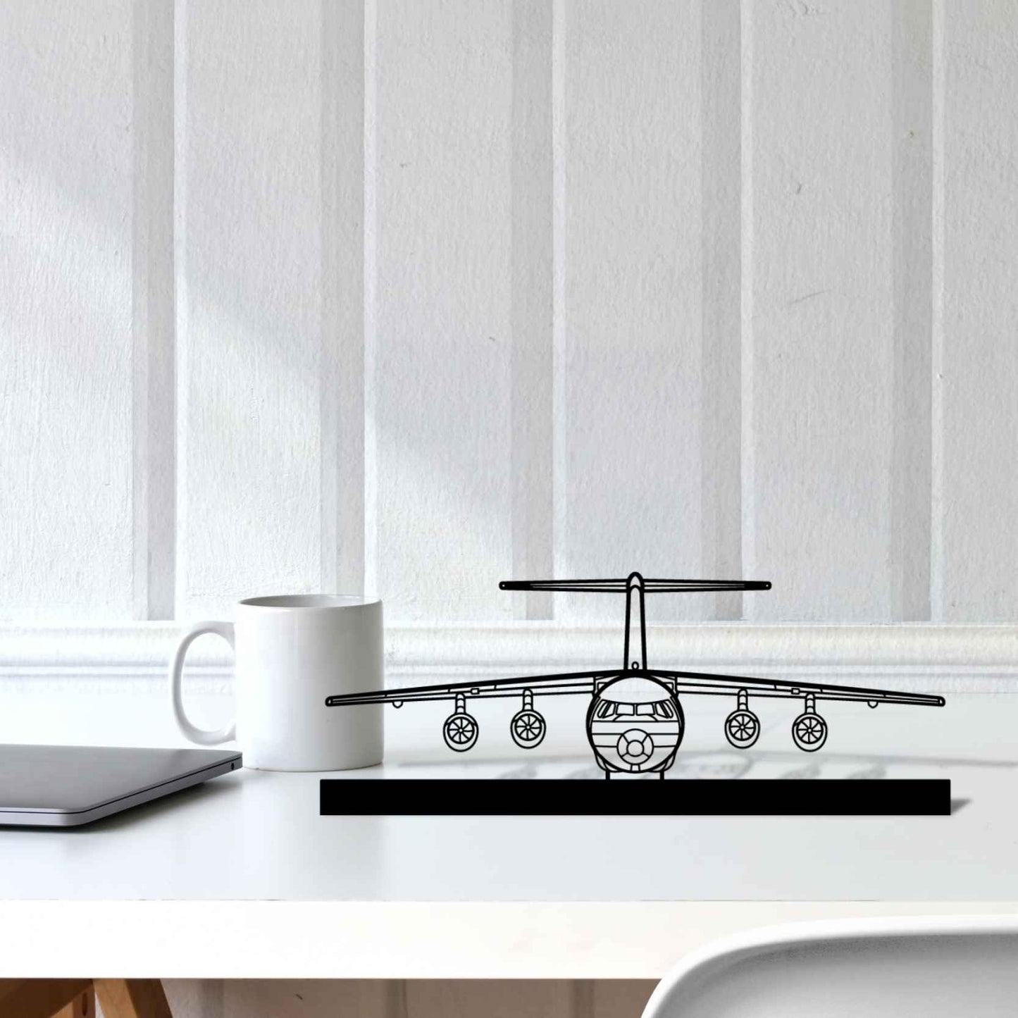 Décoration murale en métal - BAe 146