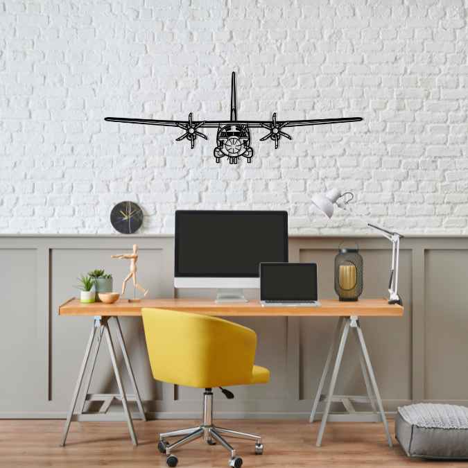 Décoration murale en métal - C-27J Spartan