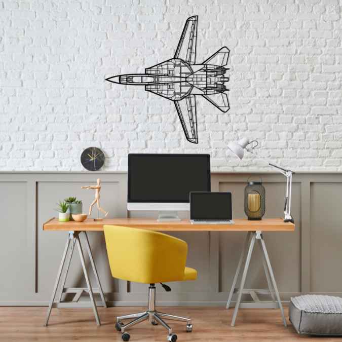 Décoration murale en métal - F-14D Tomcat