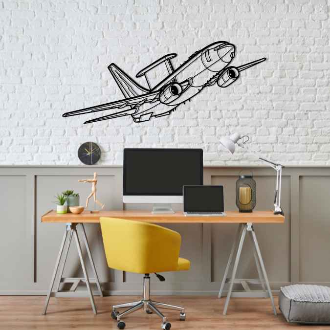 Décoration murale en métal - E-7A Wedgetail