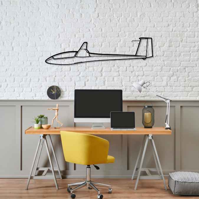 Décoration murale en métal - LS8-18 Silhouette