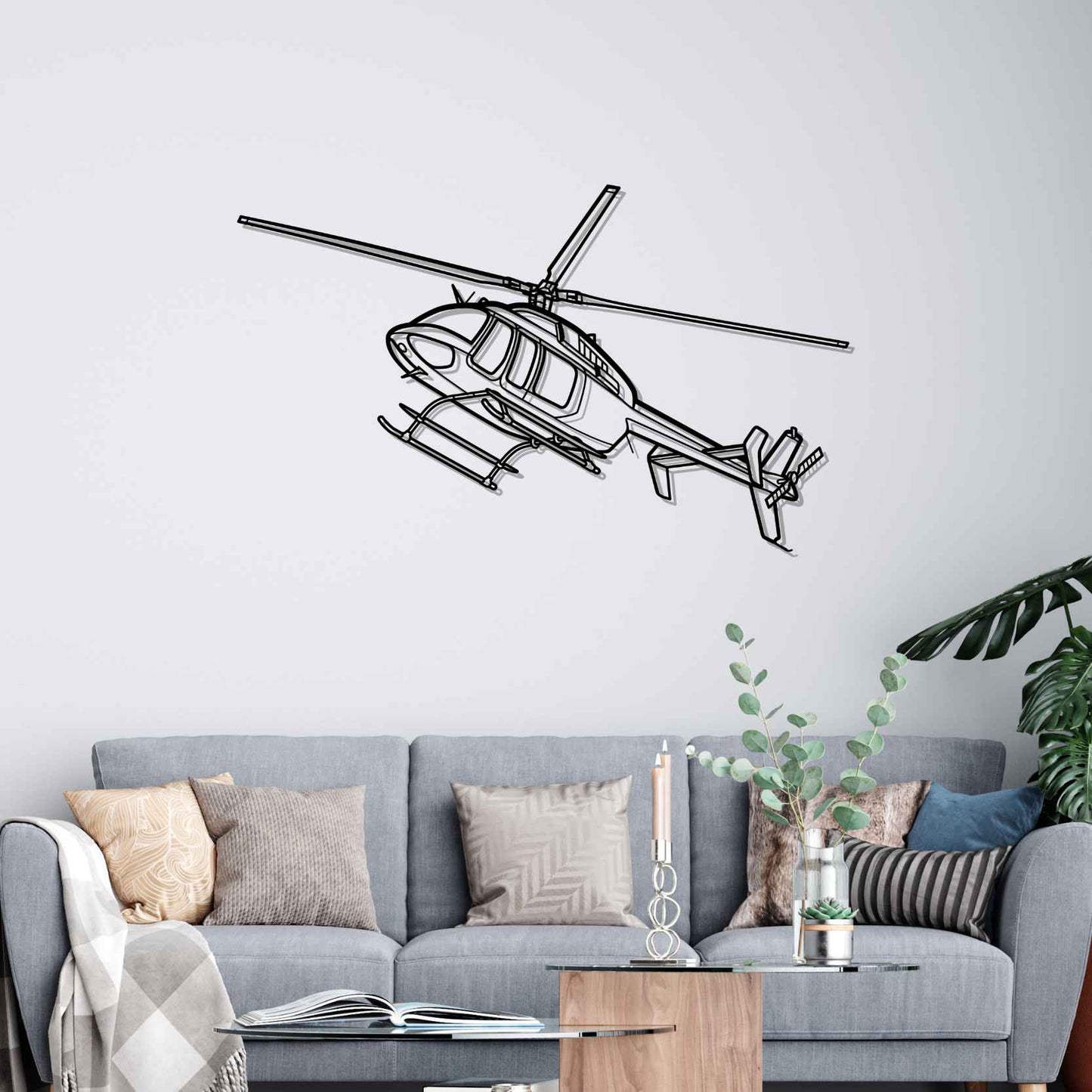 Décoration murale en métal - 407GX Angle