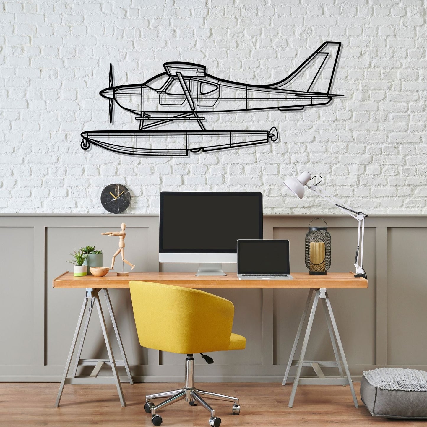 Décoration murale en métal - Sportsman 2+2