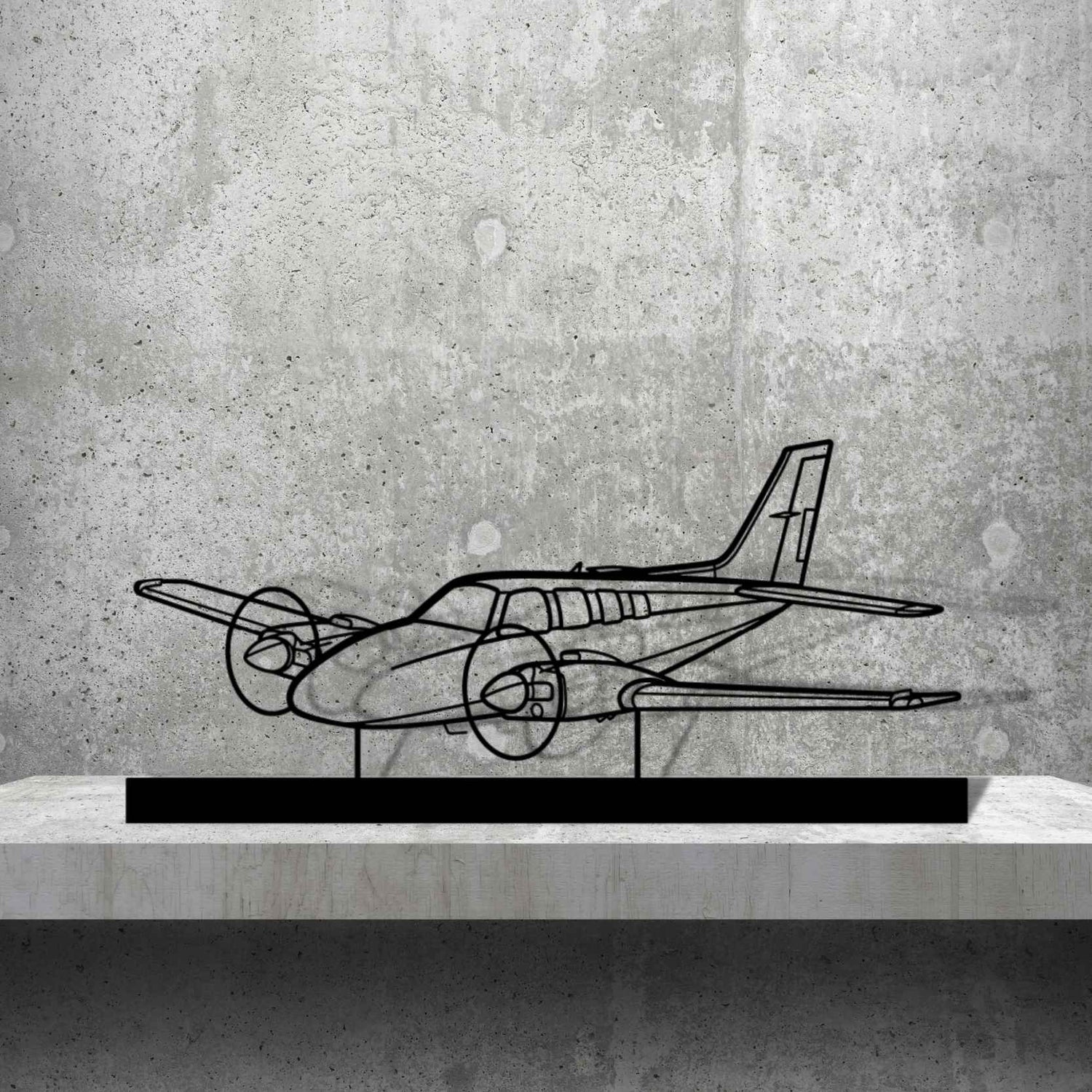 Décoration murale en métal - Baron 58 aircraftvibes