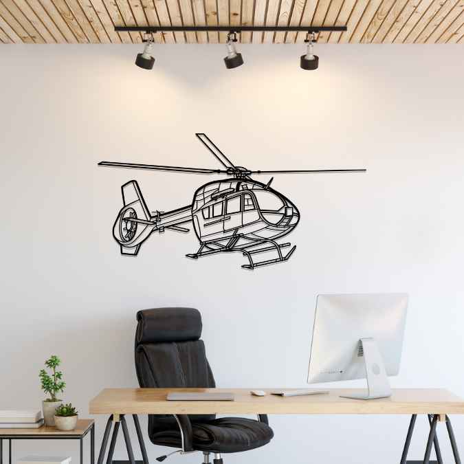 Décoration murale en métal - H145M LUH aircraftvibes