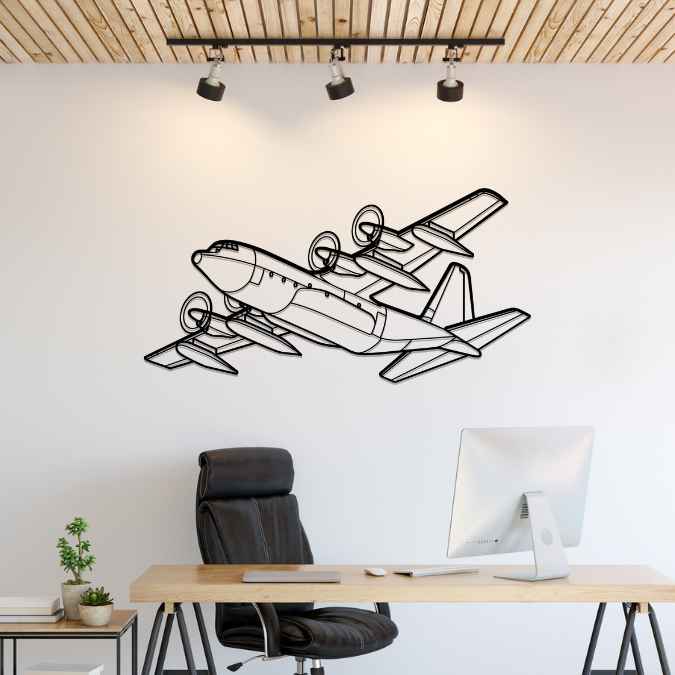 Décoration murale en métal - KC-130 Angle aircraftvibes