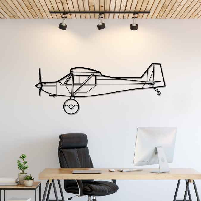 Décoration murale en métal - S-7 Courier aircraftvibes