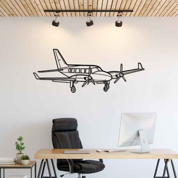 Décoration murale en métal - PA-31-310 Navajo aircraftvibes