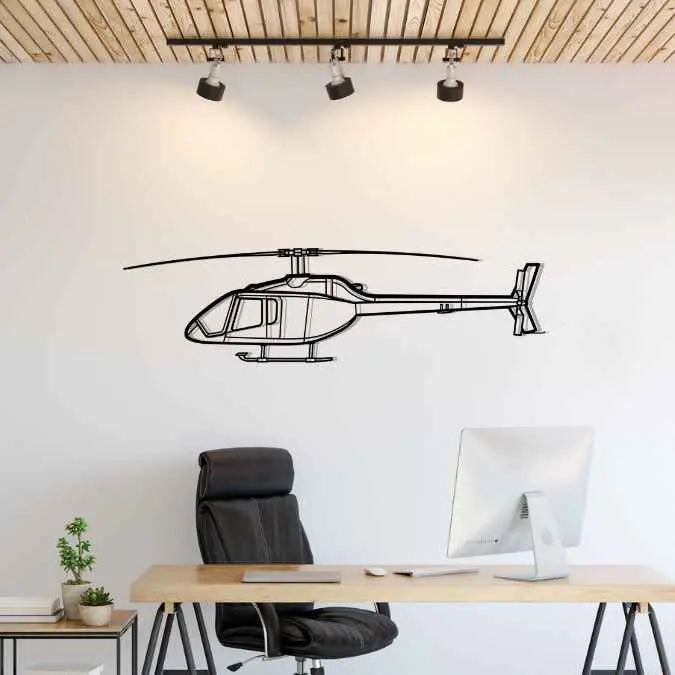 Décoration murale en métal - 505 Jet aircraftvibes