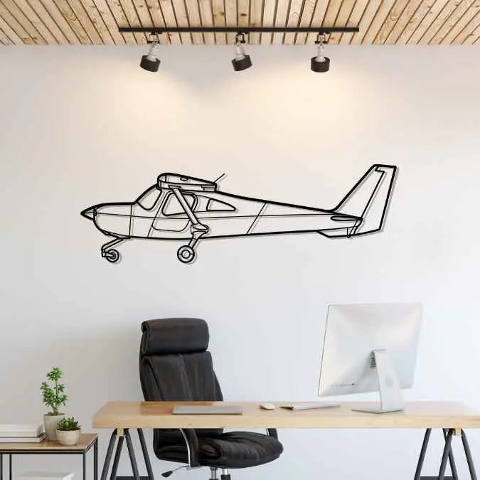 Décoration murale en métal - 162 SkyCatcher aircraftvibes