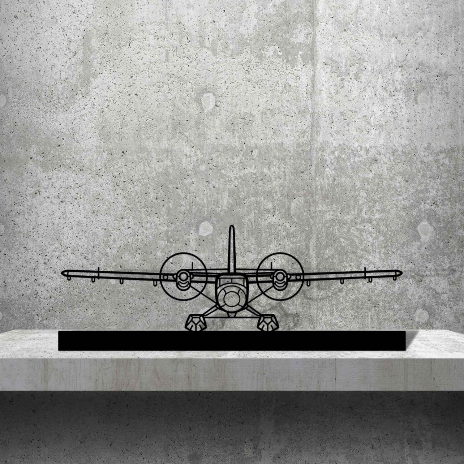 Décoration murale en métal - DHC-6 Twin aircraftvibes