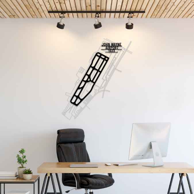 Décoration murale en métal - John Wayne aircraftvibes
