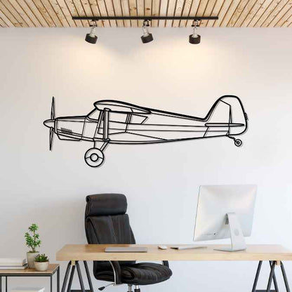 Décoration murale en métal - 4-Place Silhouette