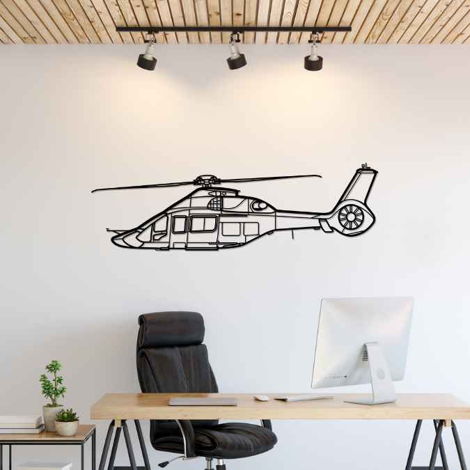 Décoration murale en métal - H160 Silhouette aircraftvibes