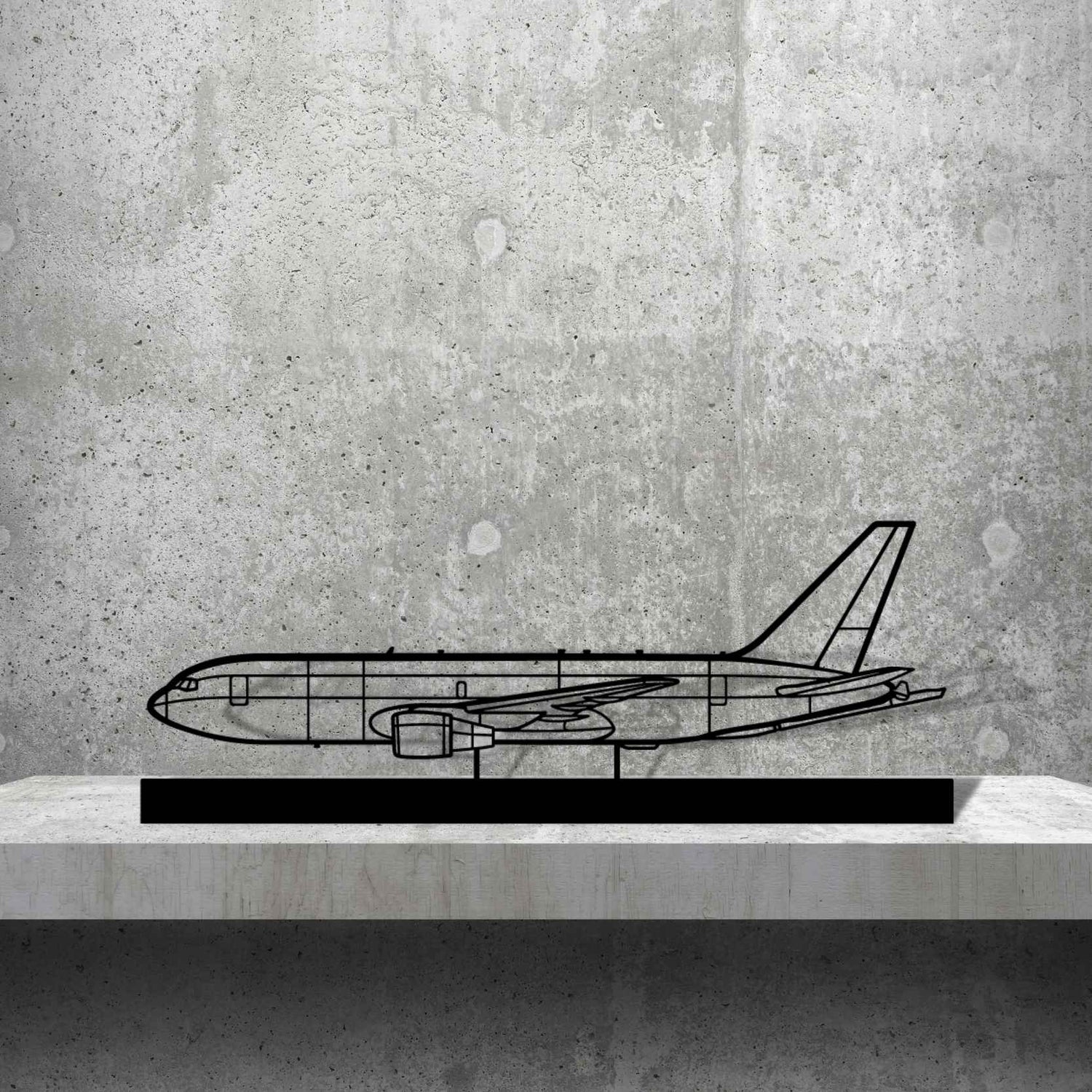 Décoration murale en métal - KC-46 Silhouette aircraftvibes