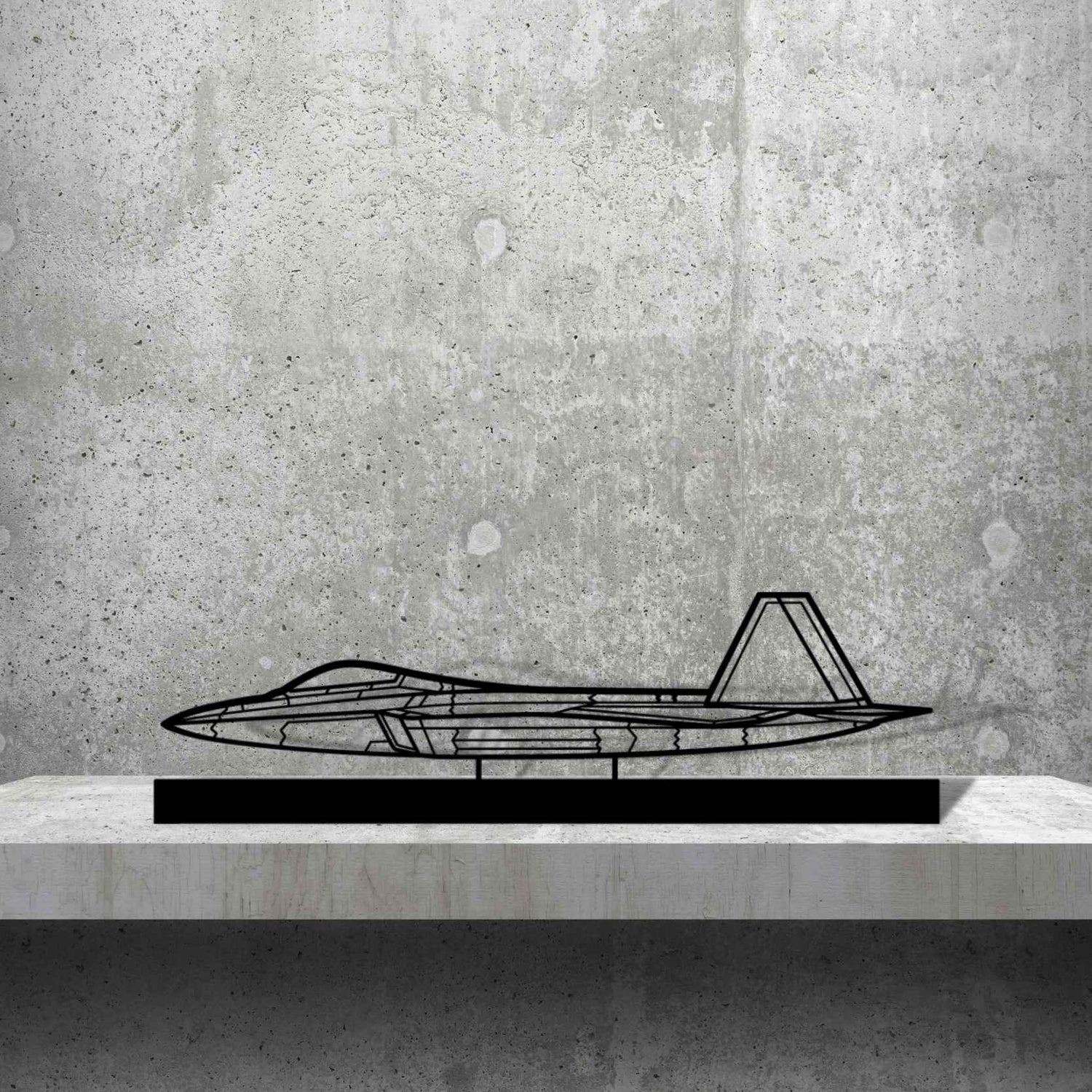 Décoration murale en métal - F-22 Raptor aircraftvibes