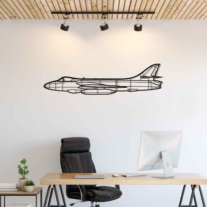 Décoration murale en métal - FGA9 1970 aircraftvibes