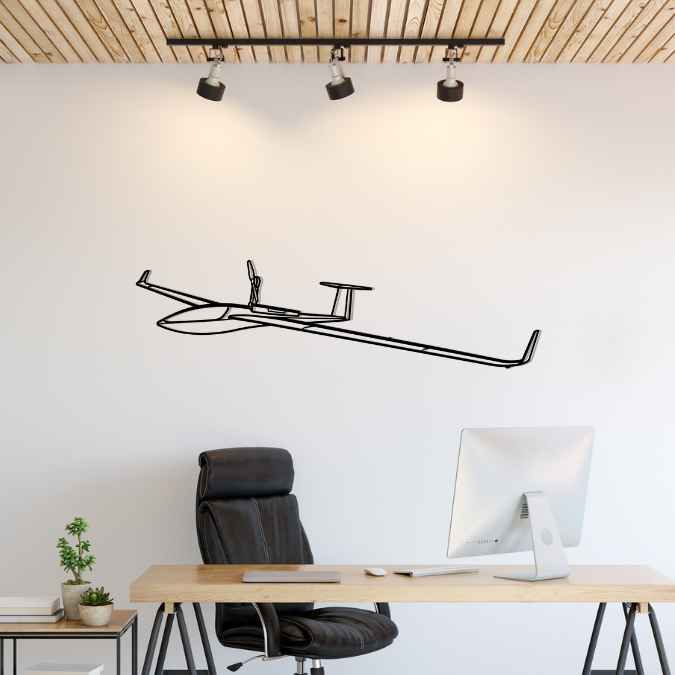 Décoration murale en métal - DG-800B Angle aircraftvibes