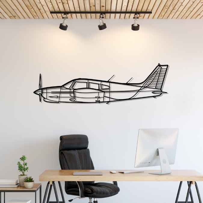 Décoration murale en métal - PA-28RT Turbo aircraftvibes
