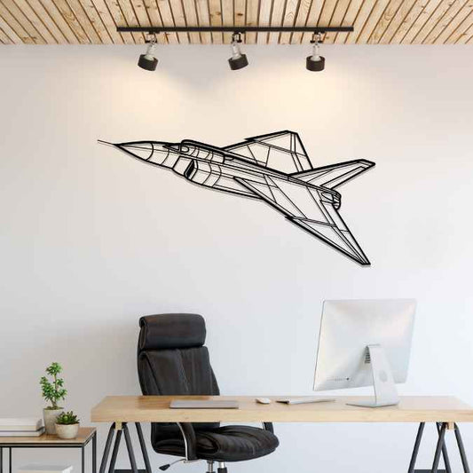 Décoration murale en métal - CF-105 Arrow