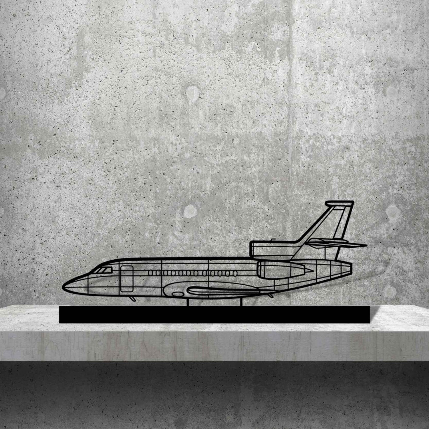 Décoration murale en métal - Falcon 900EX aircraftvibes