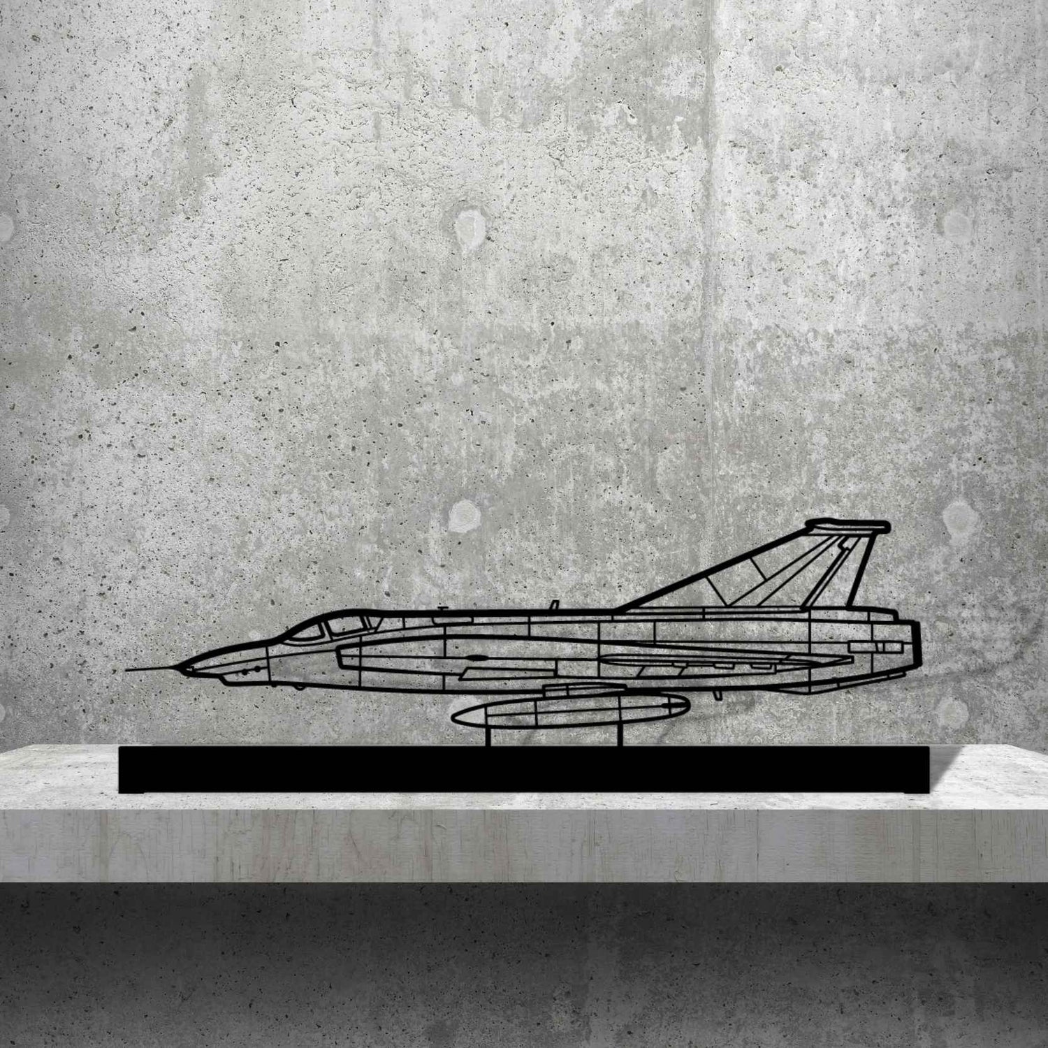 Décoration murale en métal - RF-35 Draken aircraftvibes