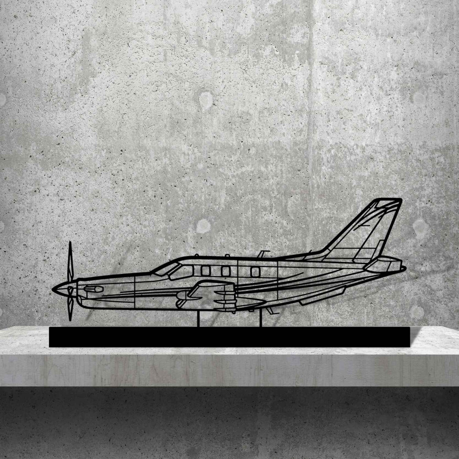 Décoration murale en métal - TBM 850 aircraftvibes