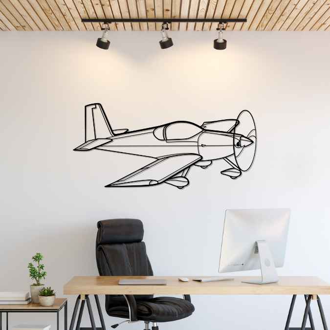 Décoration murale en métal - RV-7A Angle aircraftvibes