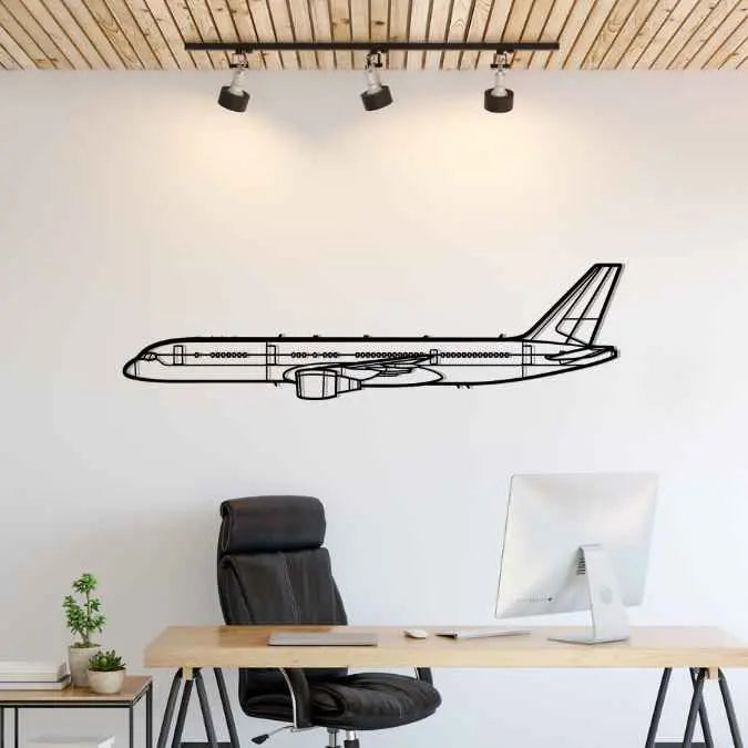 Décoration murale en métal - C-32 Silhouette aircraftvibes