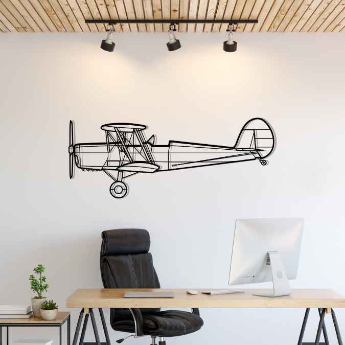 Décoration murale en métal - SV-4C Silhouette aircraftvibes