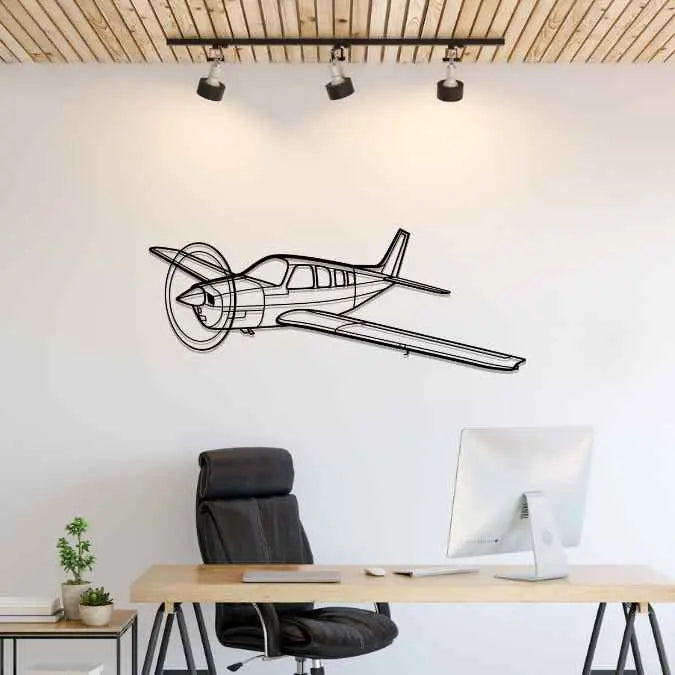 Décoration murale en métal - Bonanza A36 aircraftvibes
