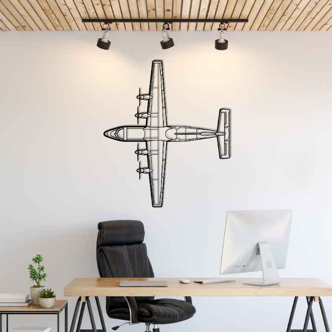 Décoration murale en métal - Dash 7 aircraftvibes
