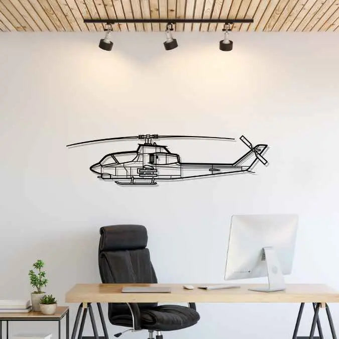 Décoration murale en métal - AH-1 Cobra aircraftvibes