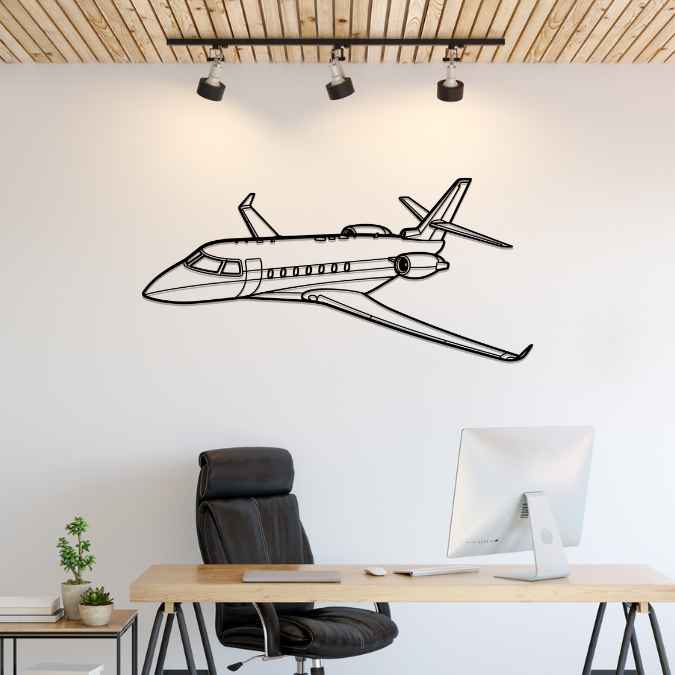 Décoration murale en métal - G200 Angle aircraftvibes