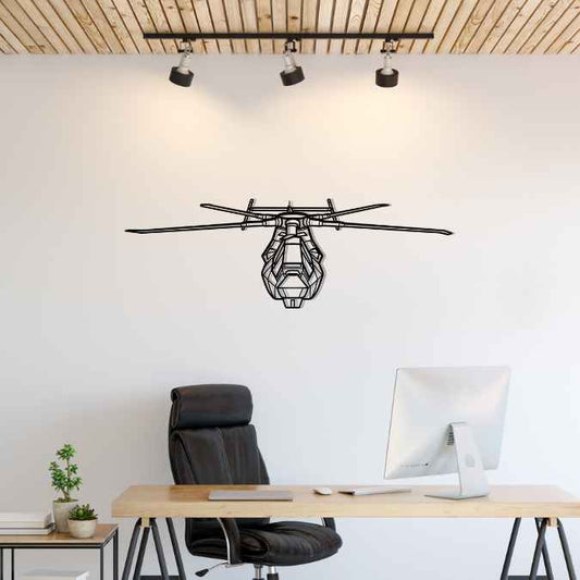 Décoration murale en métal - RAH-66 Comanche