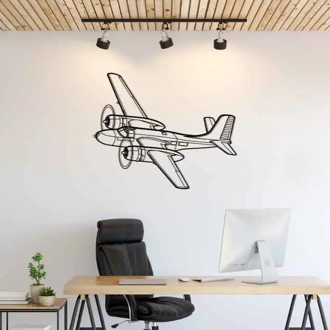 Décoration murale en métal - A-26 Invader aircraftvibes
