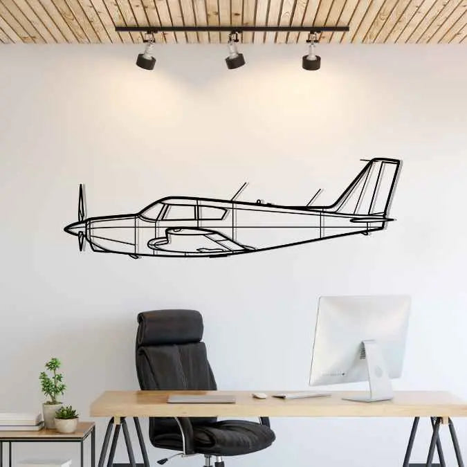 Décoration murale en métal - Comanche 250 aircraftvibes