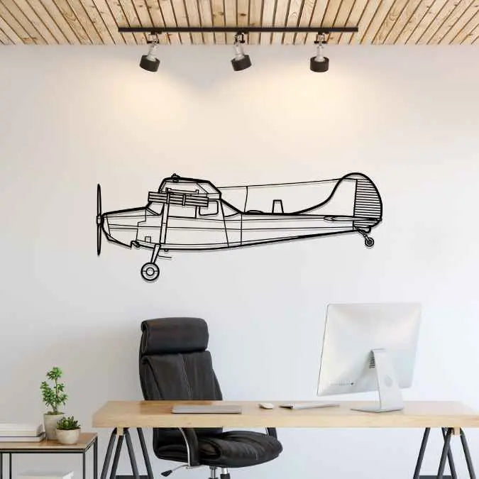 Décoration murale en métal - Bird Dog aircraftvibes
