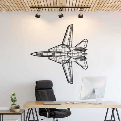 Décoration murale en métal - F-14D Tomcat