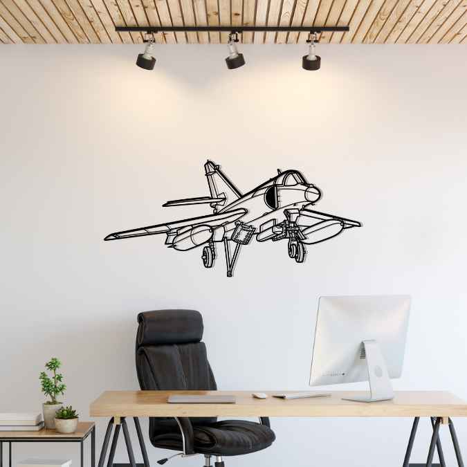 Décoration murale en métal - Super Étendard aircraftvibes