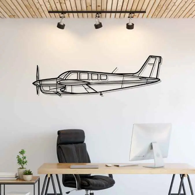 Décoration murale en métal - Bonanza G36 aircraftvibes
