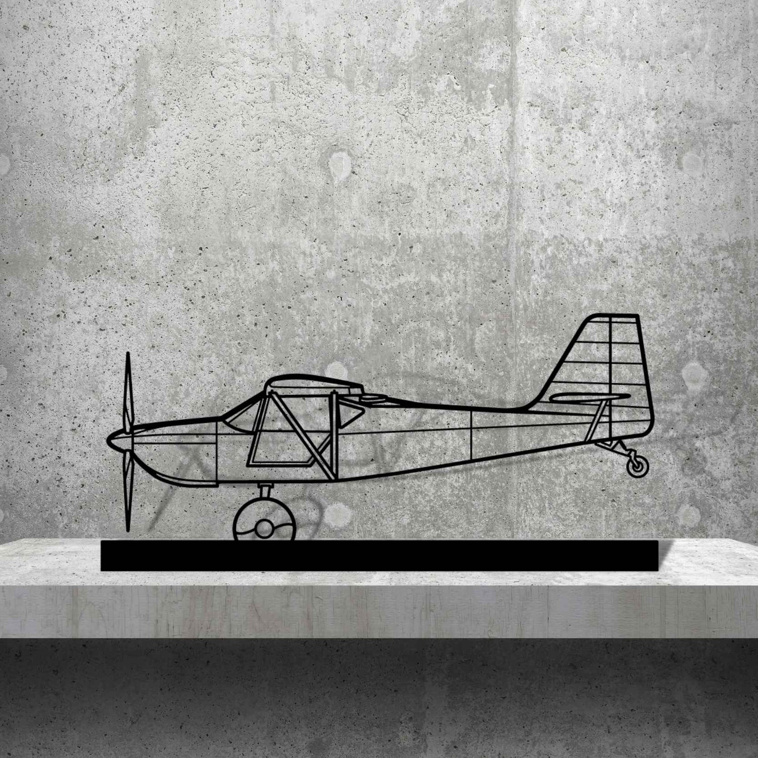 Décoration murale en métal - Kitfox 5 aircraftvibes