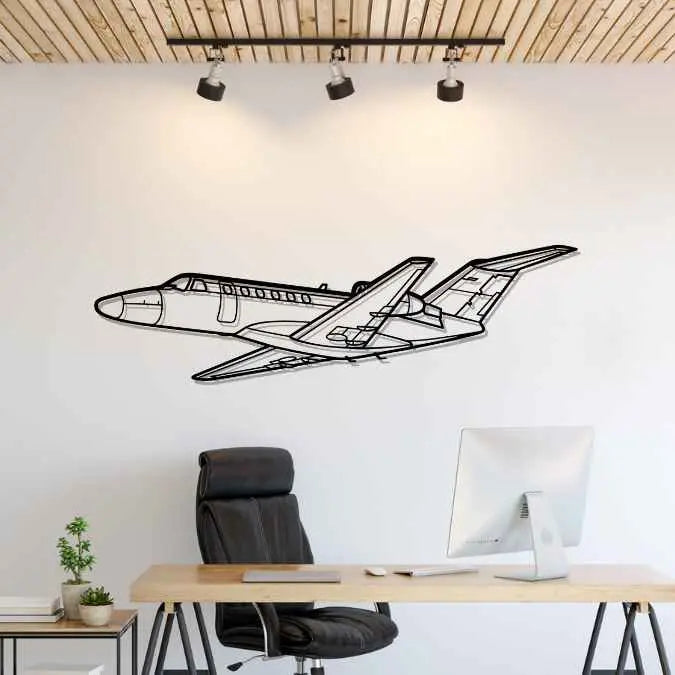 Décoration murale en métal - Citation CJ2 aircraftvibes