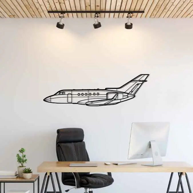 Décoration murale en métal - 800XP Silhouette aircraftvibes