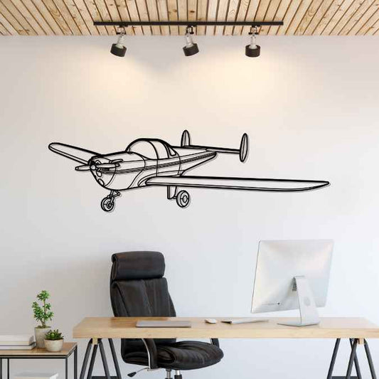 Décoration murale en métal - 415-CD Ercoupe