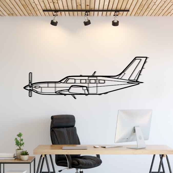 Décoration murale en métal - M500 Meridian aircraftvibes