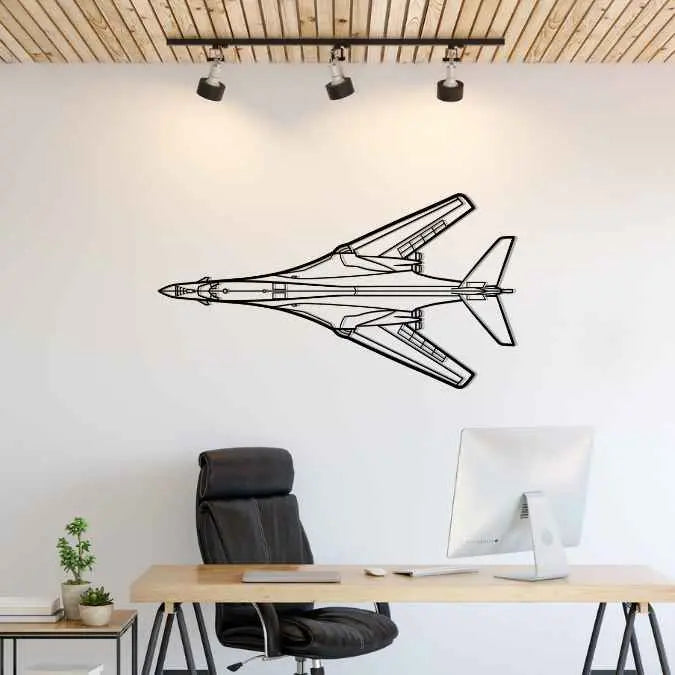 Décoration murale en métal - B-1B Lancer aircraftvibes