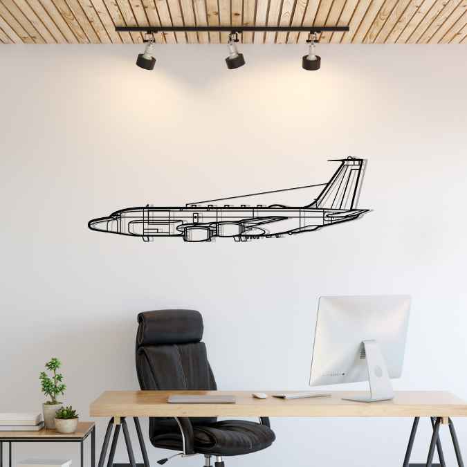 Décoration murale en métal - RC-135 Silhouette aircraftvibes